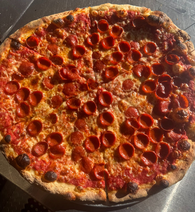 Brooklyns Famous Pizza food truck at a catered event in NJ
