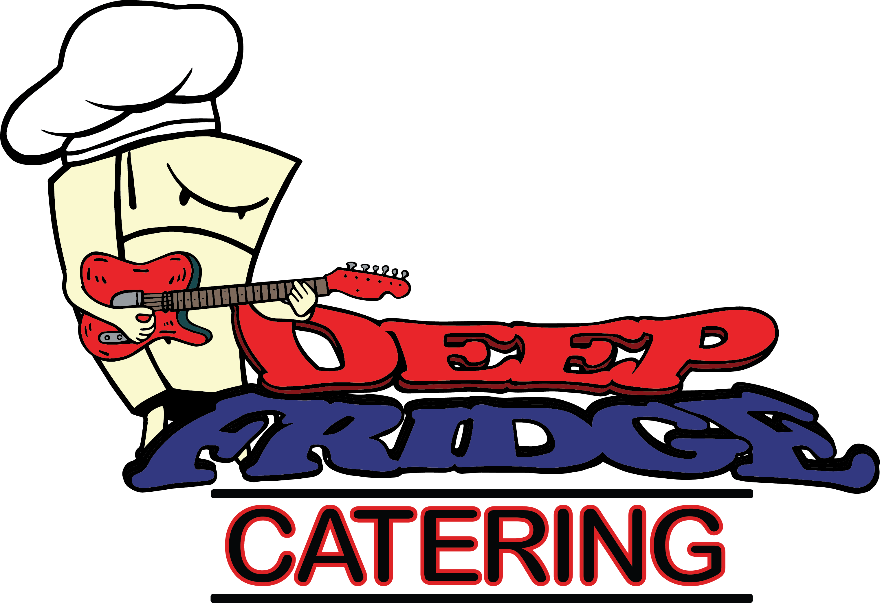 Deep Fridge Catering food truck logo