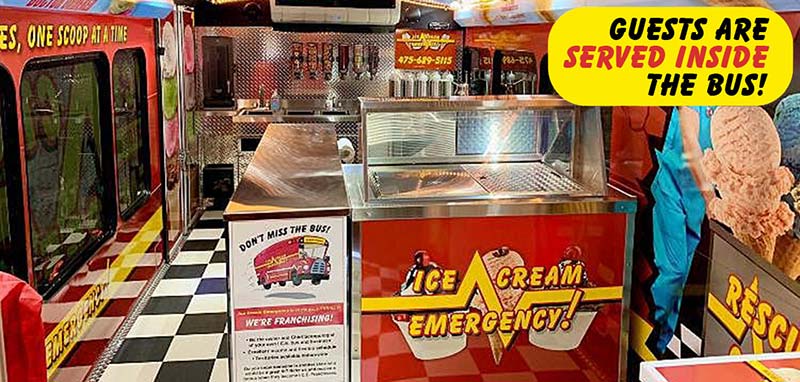 Ice Cream Emergency food truck at a catered event in NJ