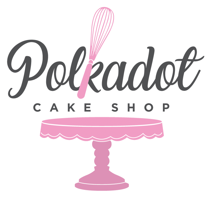Polkadot Cake Shop food truck logo