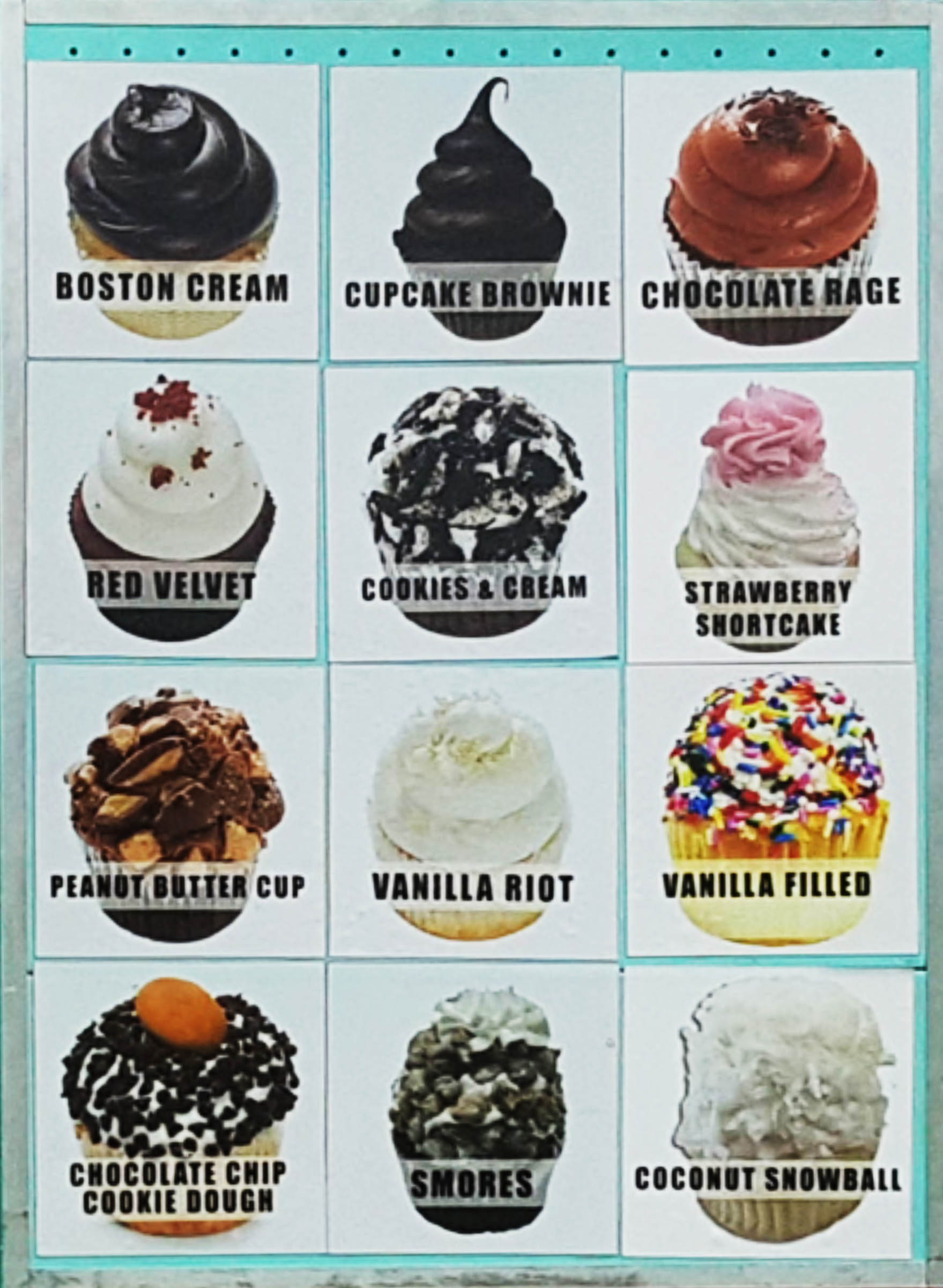 House of Cupcakes Menu | Food Trucks On The Move